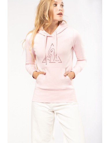 Sweat-shirt écoresponsable à capuche femme